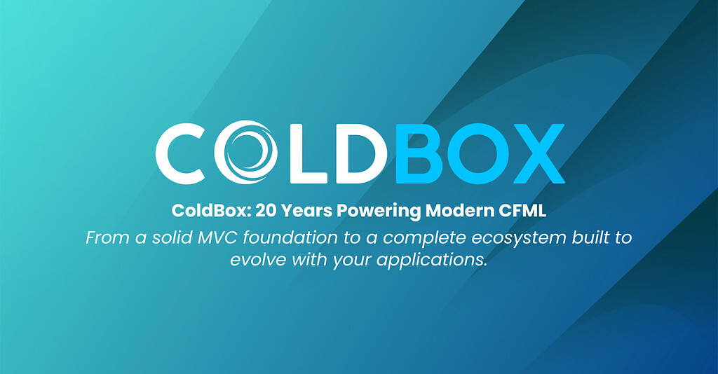 ColdBox: 20 Years of Modern CFML Development - Communities - Ortus ...