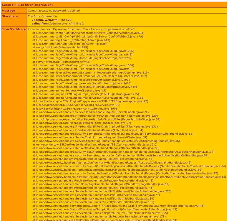 Commandbox: Cannot access, no password is defined - CommandBox CLI ...